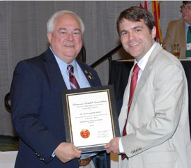 Dr. Moss received the Volunteer Service Award and 2015 Tennessee Dental Association Continuing Education Award
